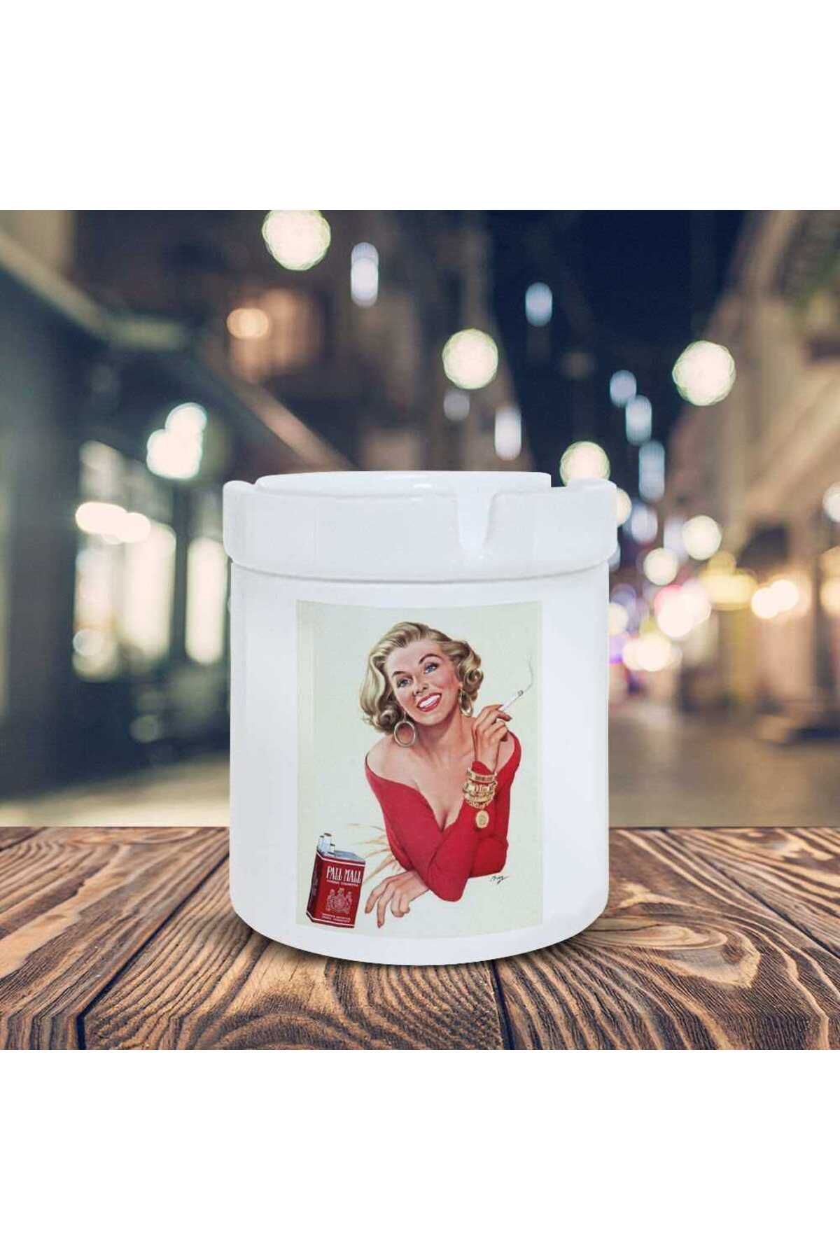 Asilmeydan Esprili Küllük Vintage Poster Baskılı Kül Tablası K-120