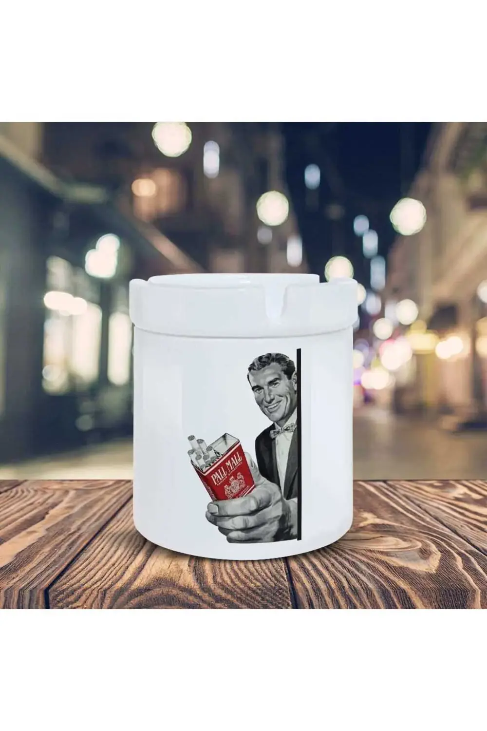 Esprili Küllük Gülen Adam Baskılı Kül Tablası K-140