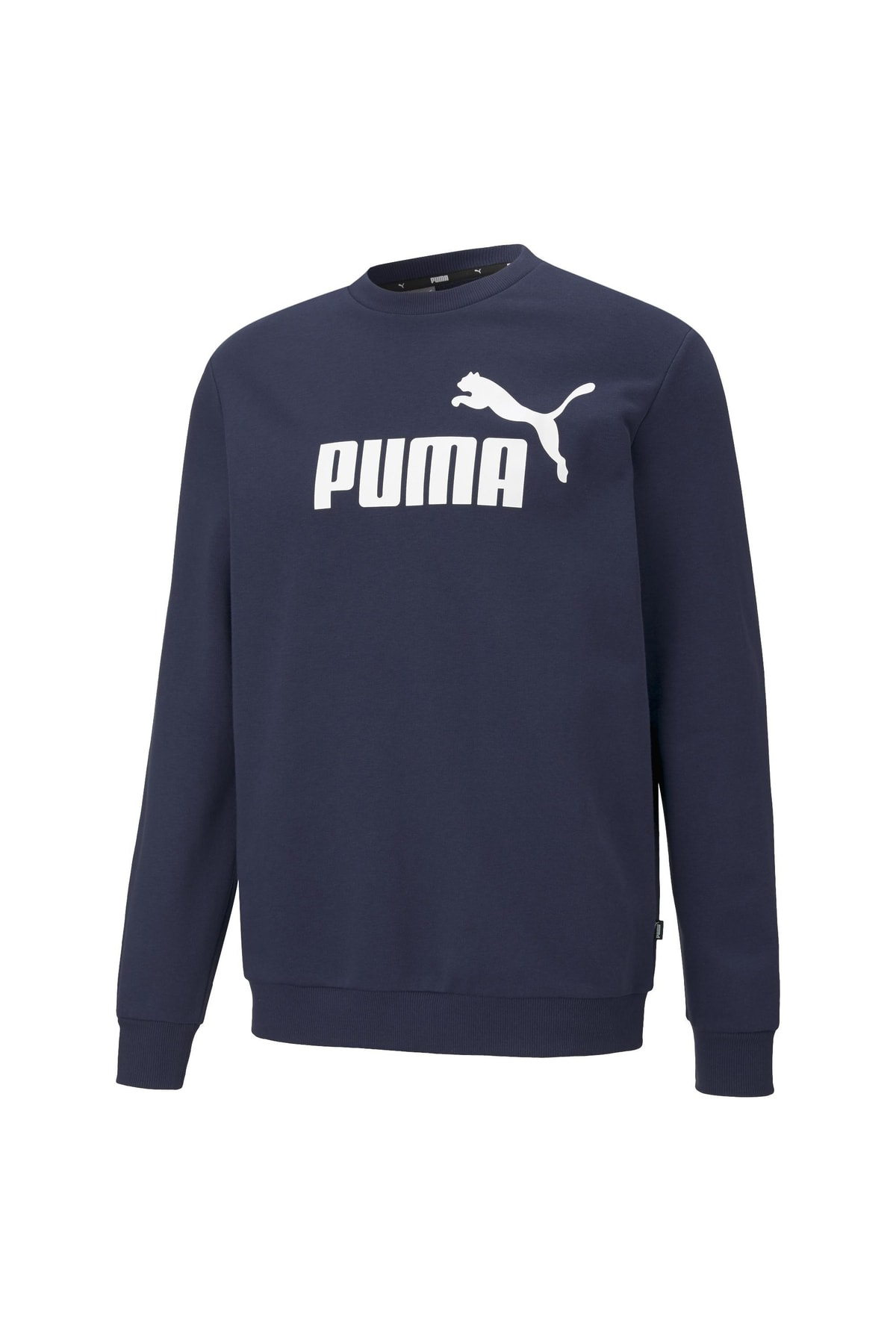 Puma Ess Big Logo Crew - Lacivert Erkek Sweatshirt