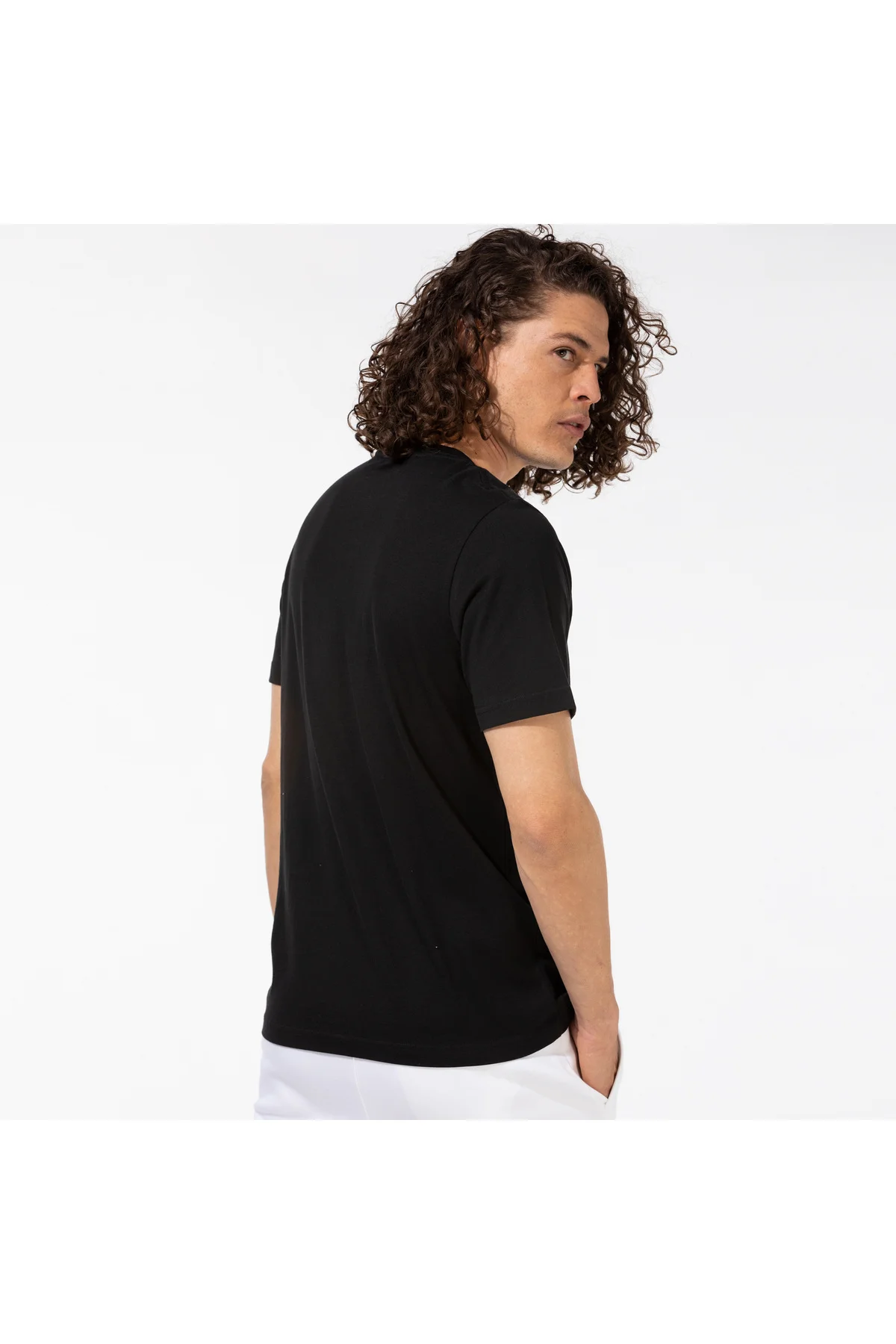Ess Logo Erkek Siyah T-Shirt
