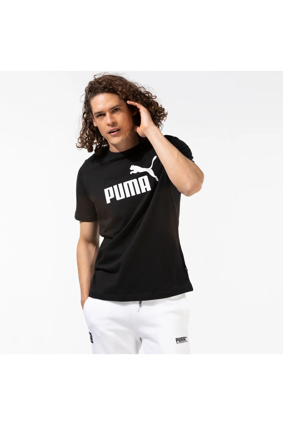 Ess Logo Erkek Siyah T-Shirt