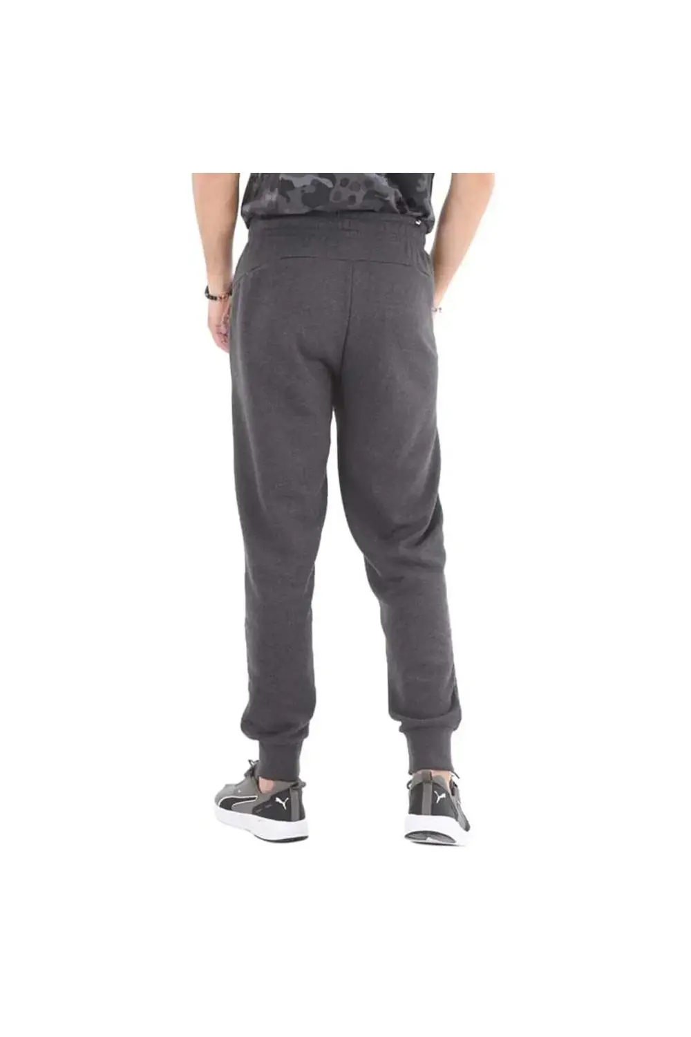 ESS LOGO PANTS TR CL DARK GRAY HEATHER-C ERKEK PANTOLON