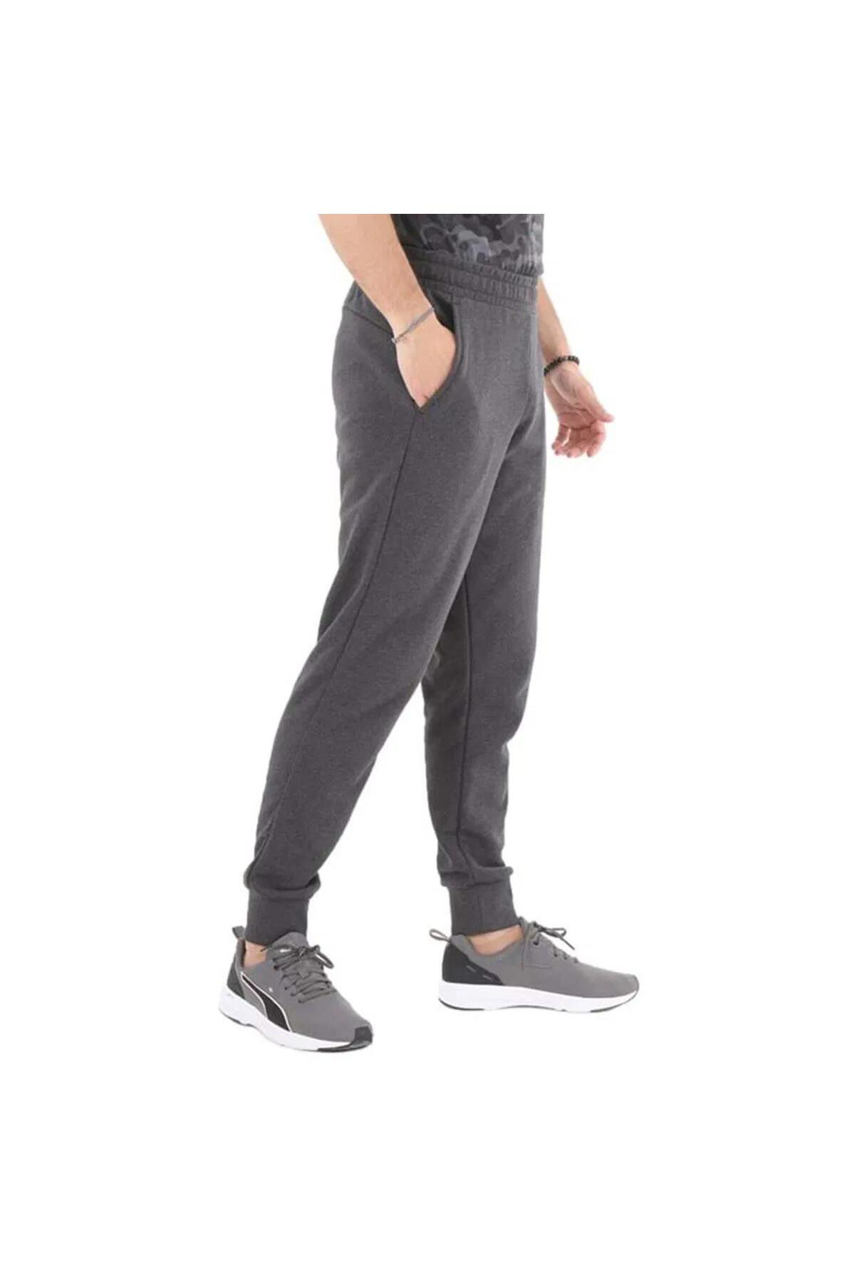 Puma Ess Logo Pants Tr Cl Dark Gray Heather-C Erkek Pantolon