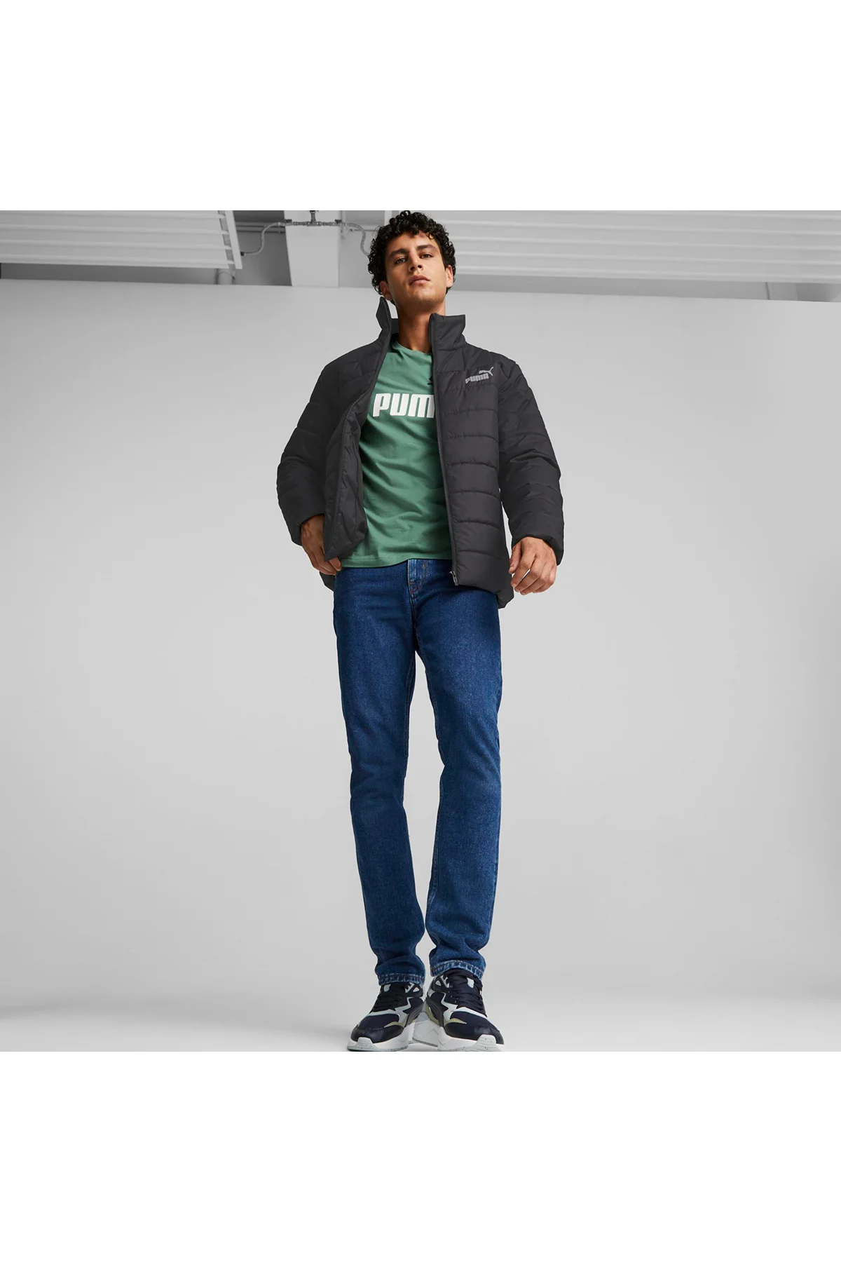 Ess+ Padded Jacket 849349-01 Şişme Erkek Mont SİYAH
