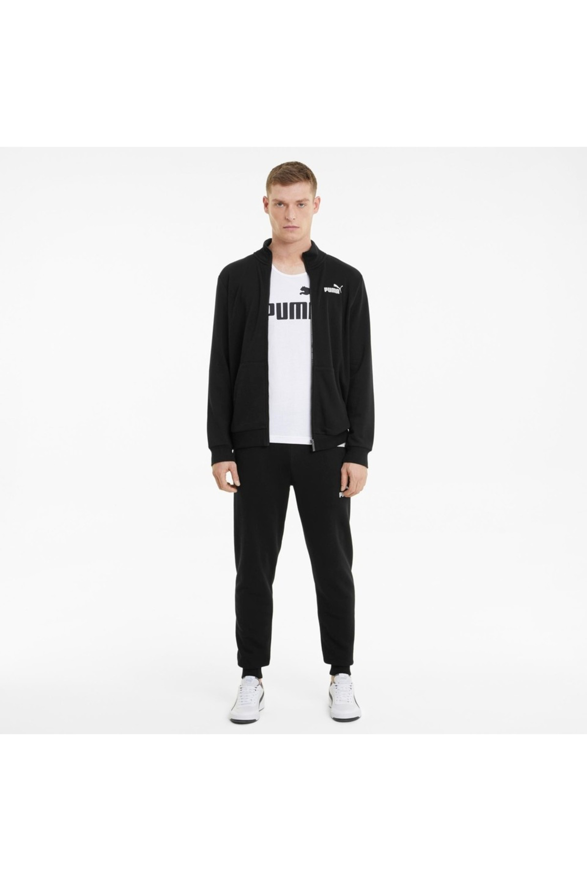 Puma Ess Track Jacket Unisex Ceket 586696-01 Black