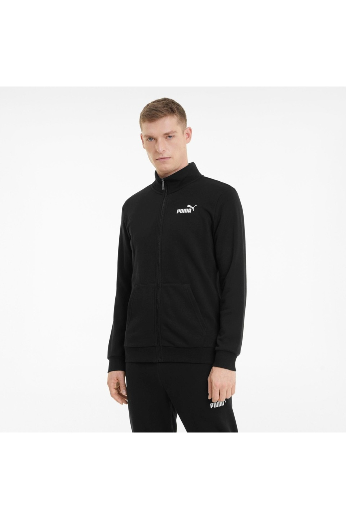 Puma Ess Track Jacket Unisex Ceket 586696-01 Black