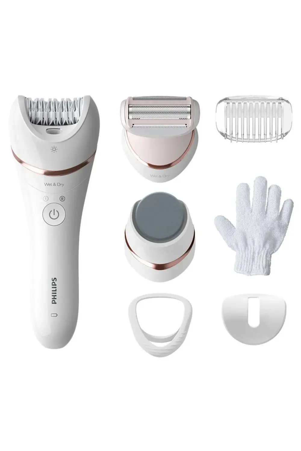 Essential Elite Plus 7'li, Törpü Başlıklı, Islak Kuru Epilasyon A