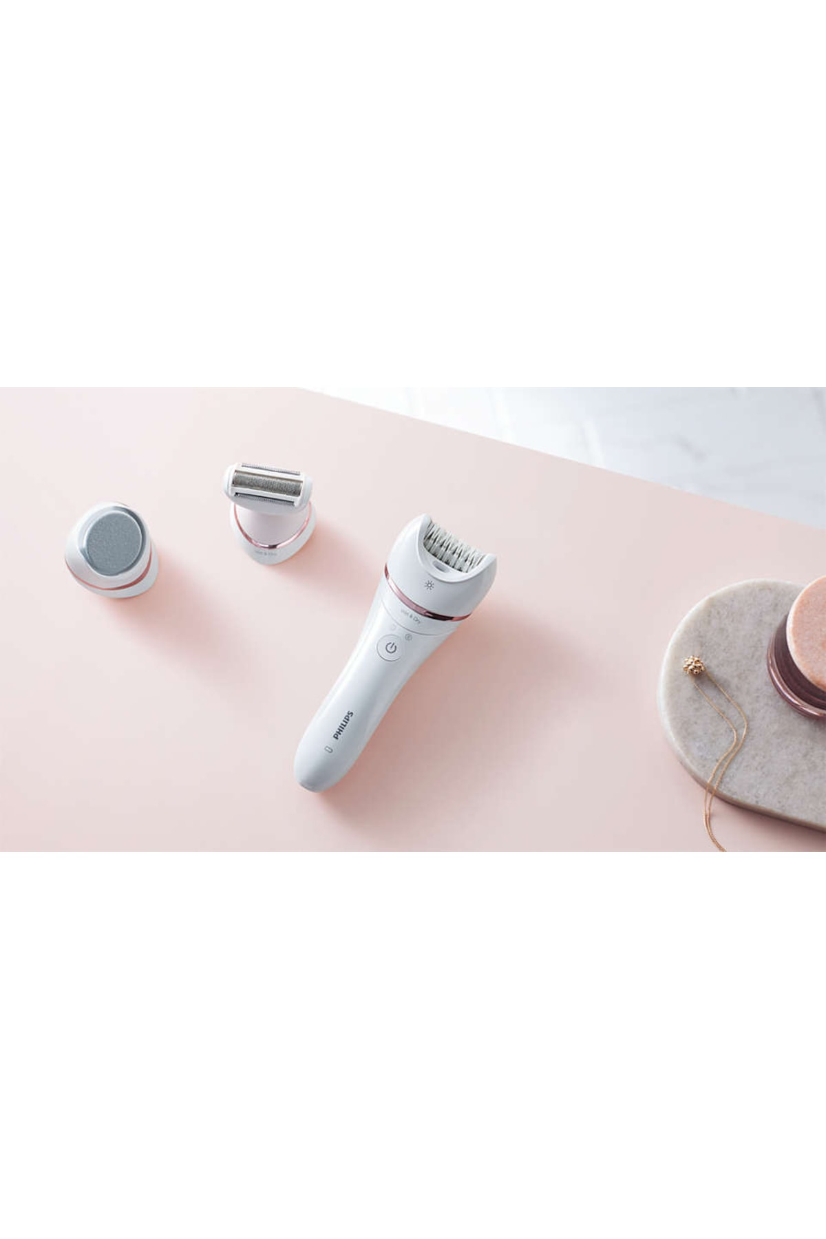 Philips Essential Elite Plus 7'Li, Törpü Başlikli, İslak Kuru Epilasyon A