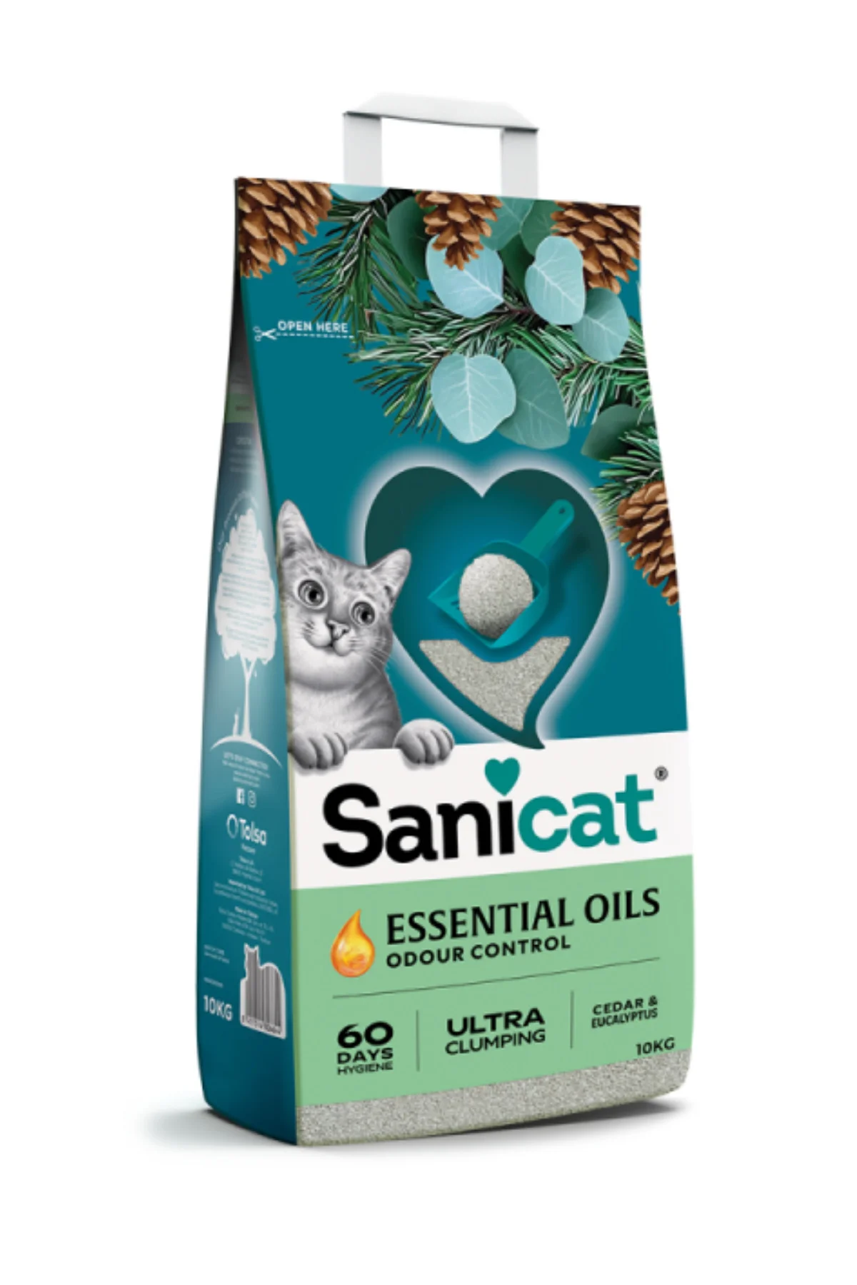 Essential Oils Sedir Ve Okaliptus Kokulu Kedi Kumu 10 Kg