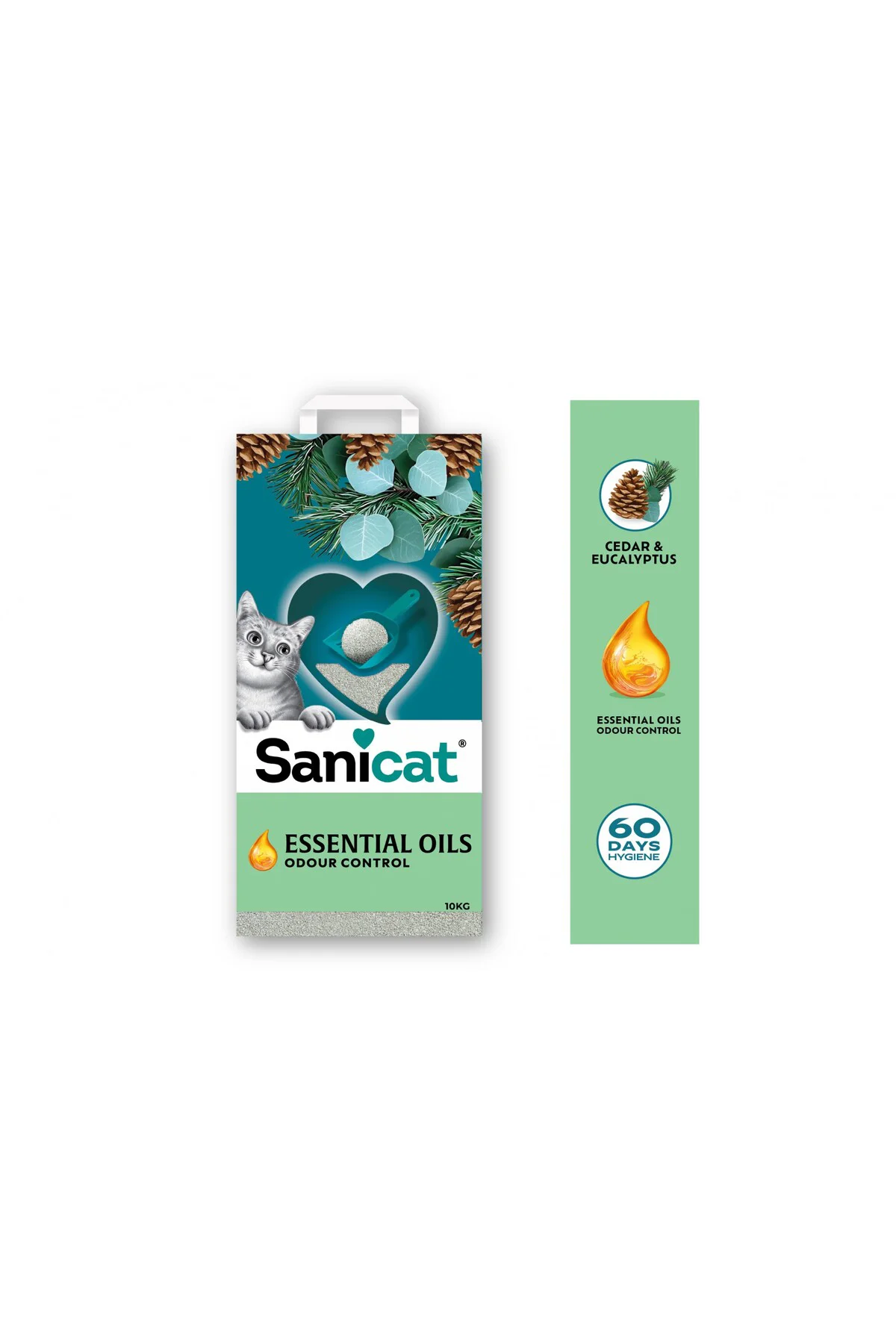 Essential Oils Sedir Ağacı ve Okaliptus Kokulu Kedi Kumu 10kg Essential Oils Sedir Ağacı ve Okaliptus Kokulu Kedi Kumu 10kg