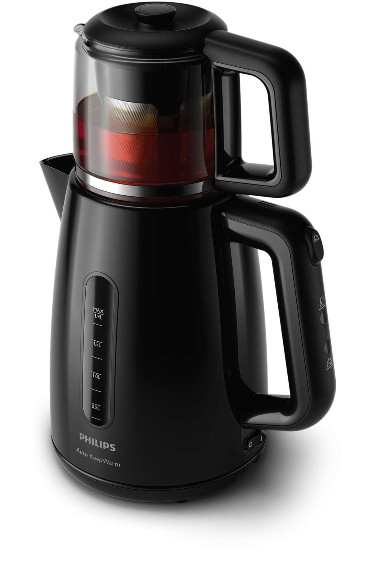 Essential Series Collection 1700 W Cam Demlikli Çay Makinesi, Siy