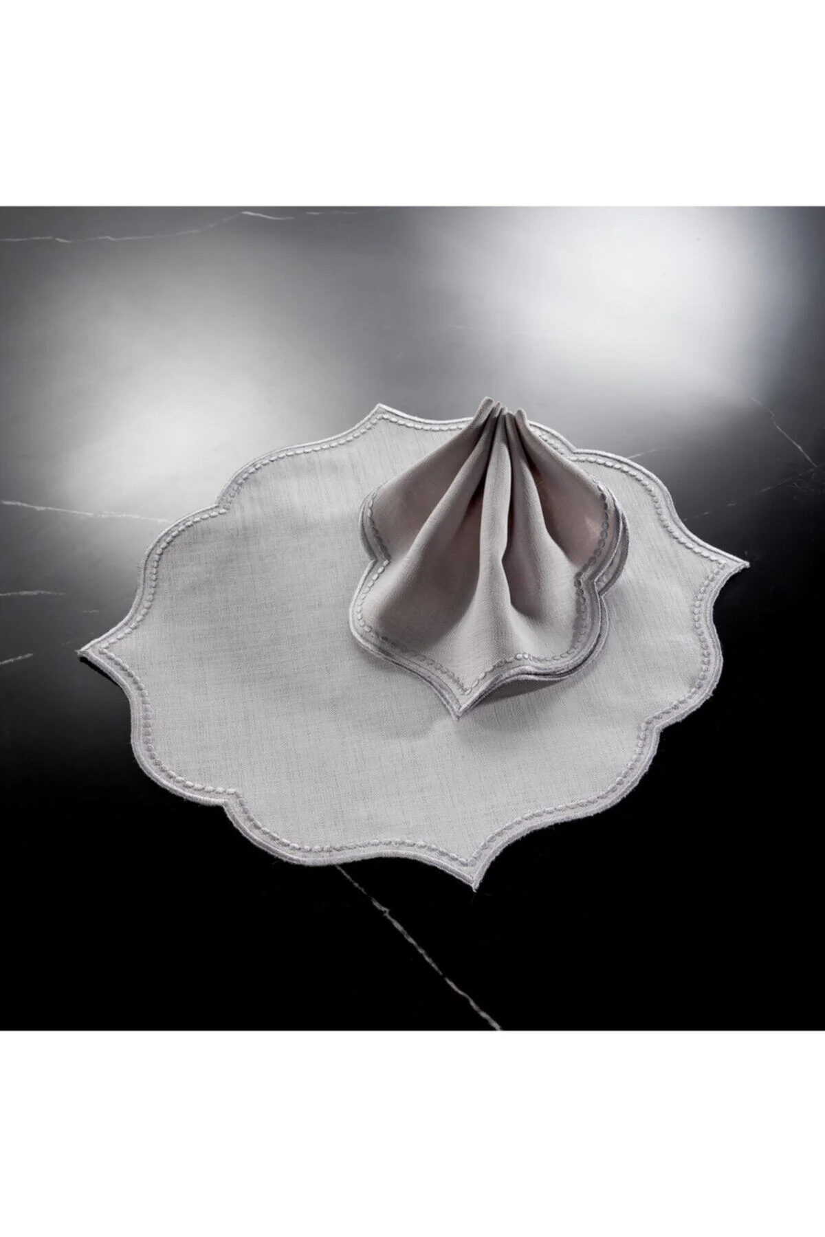 Ester 2'li Peçete Gri/silver