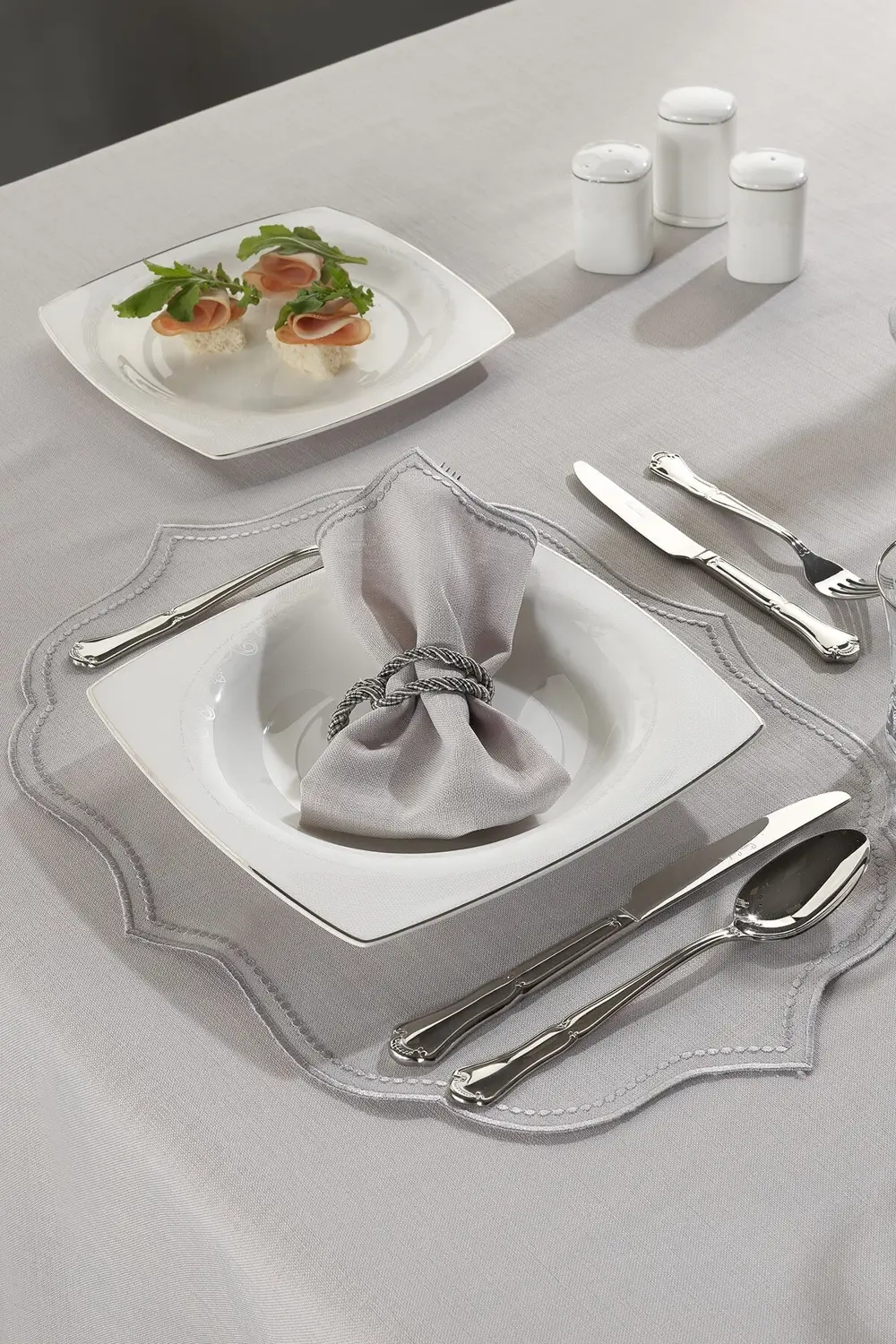 Ester 2'li Peçete Gri/silver