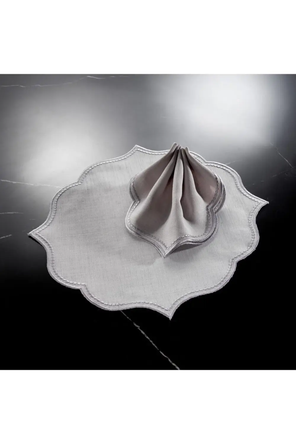 Ester 2'li Peçete Gri/silver