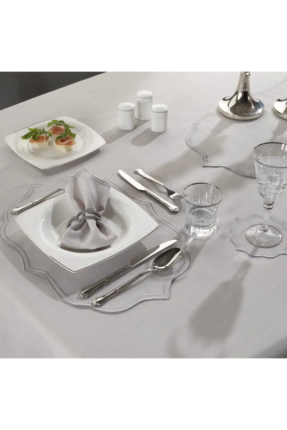 Ester 2'li Peçete Gri/silver