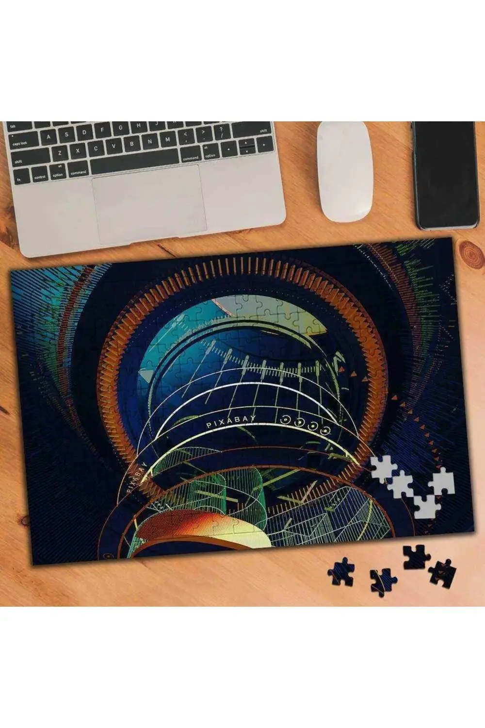 Estetik Tasarım - Bilgi Iletişim  240 Parça Puzzle Yapboz- 158984