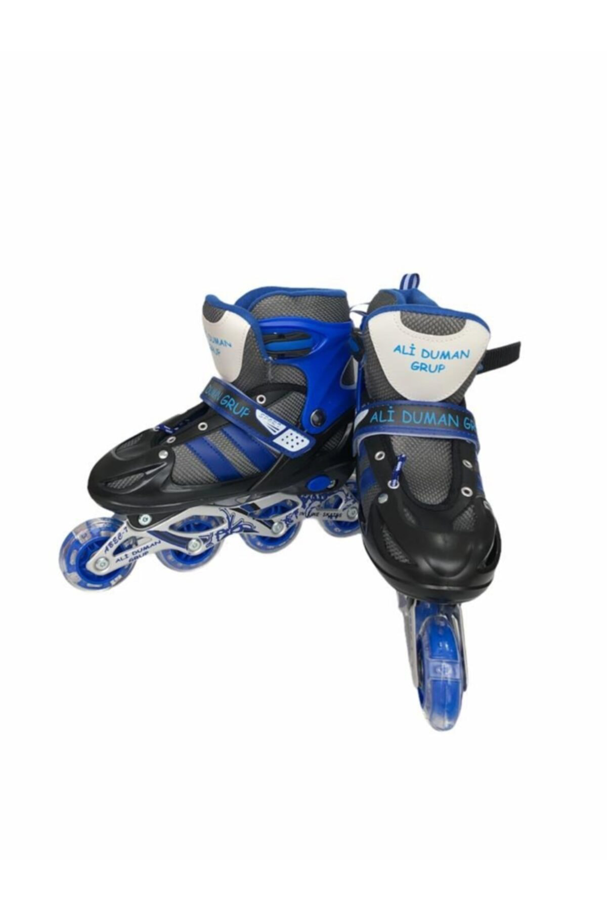 Oyuncak Store Etal Gövde Silikon Teker Ve Ayarlanabilir İşikli Paten