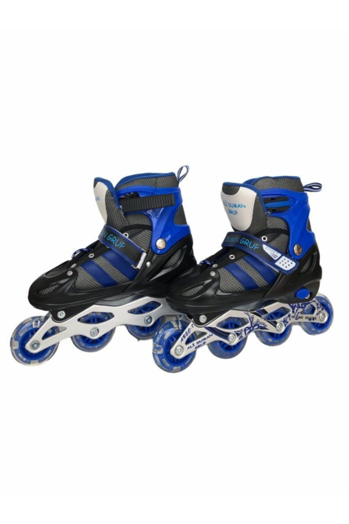 Oyuncak Store Etal Gövde Silikon Teker Ve Ayarlanabilir İşikli Paten