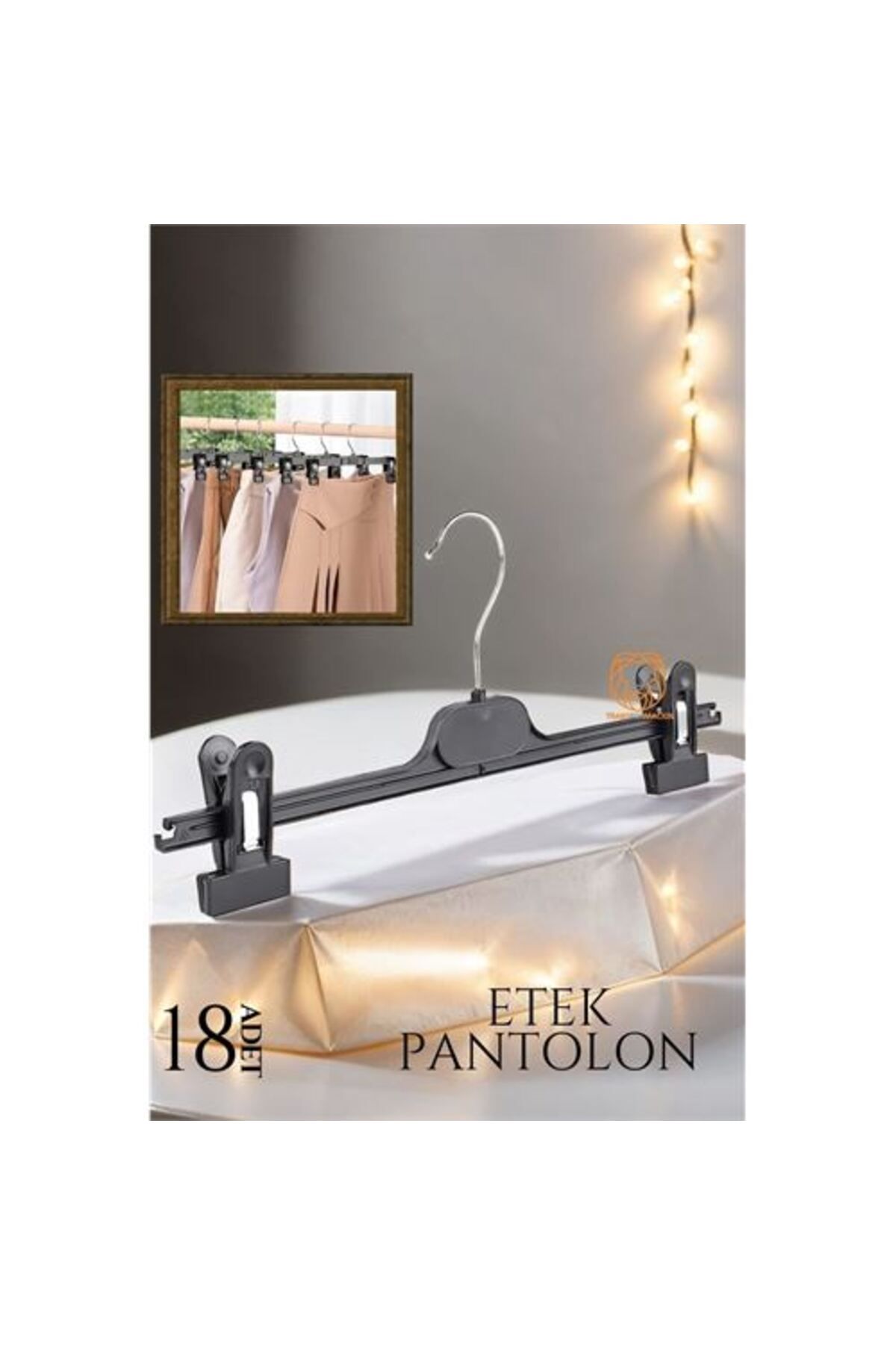 Modacar Etek Pantolon Eşarp Kiskaçli Aski 18 Li Set