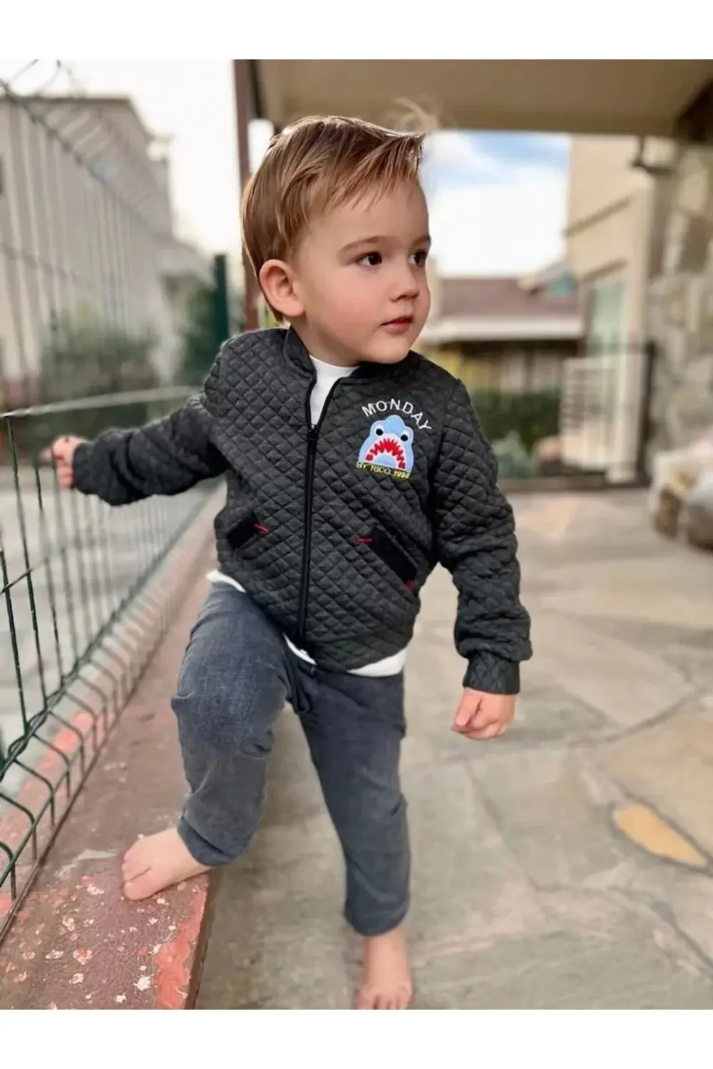 Eterella Kot Pantolonlu Pilot Mont Uzun Kollu Penye Sweat 3lü Erk