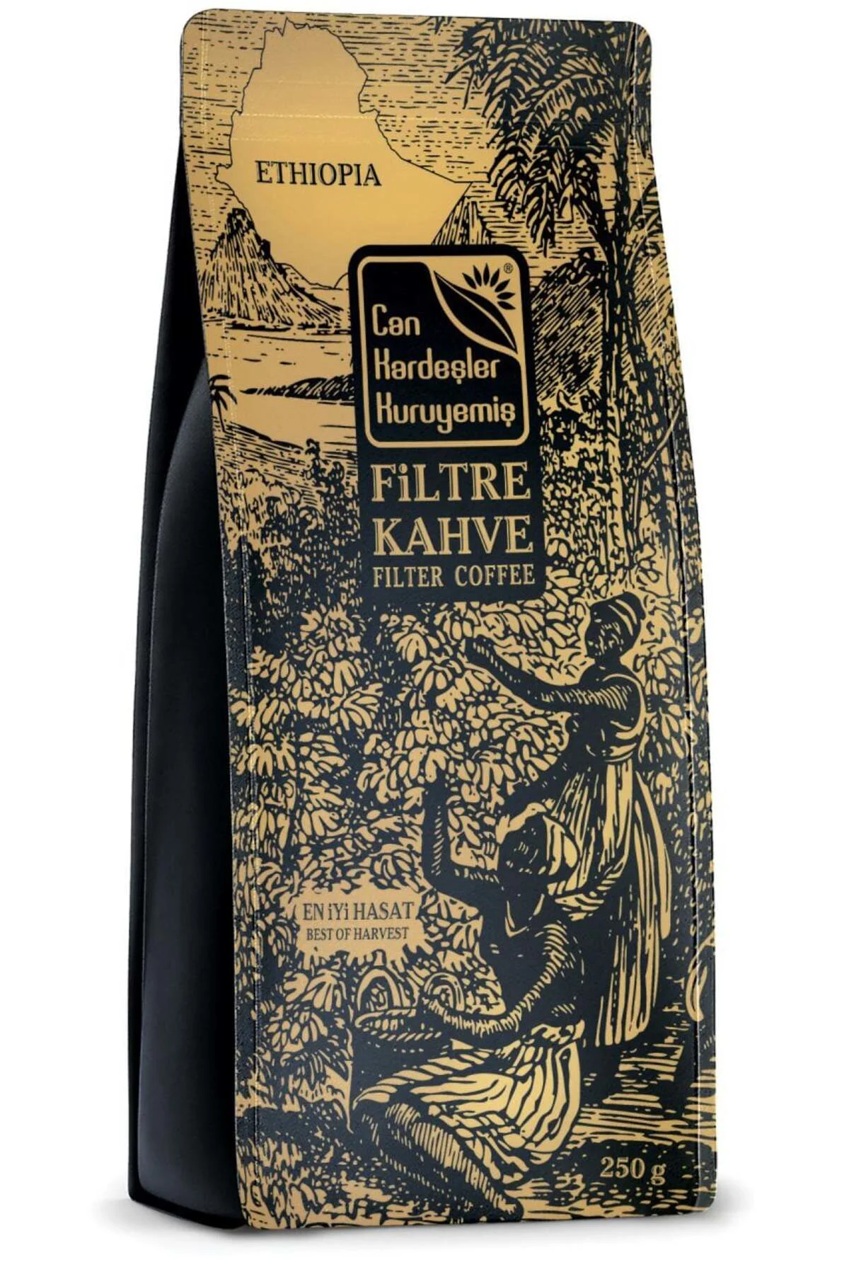 Ethiopia Öğütülmüş Filtre Kahve 200 g Ethiopia Öğütülmüş Filtre Kahve 200 g
