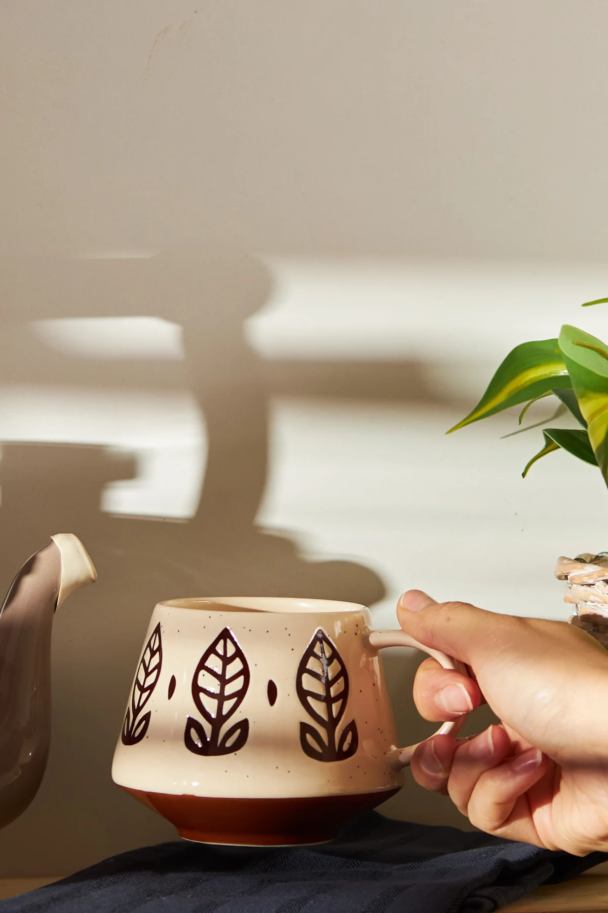 Ethnic Grass Kupa 480 ml Kahve