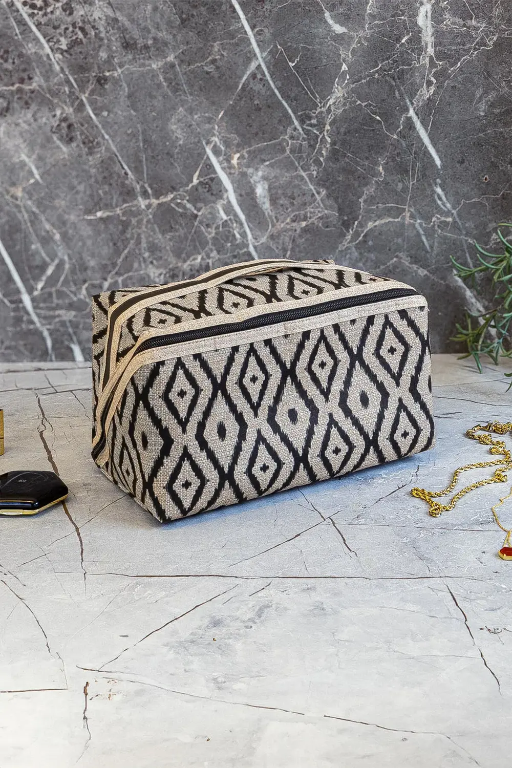 Ethnica Makyaj Ve Kozmetik Organizer, Makyaj Çantası - Şık Desenl