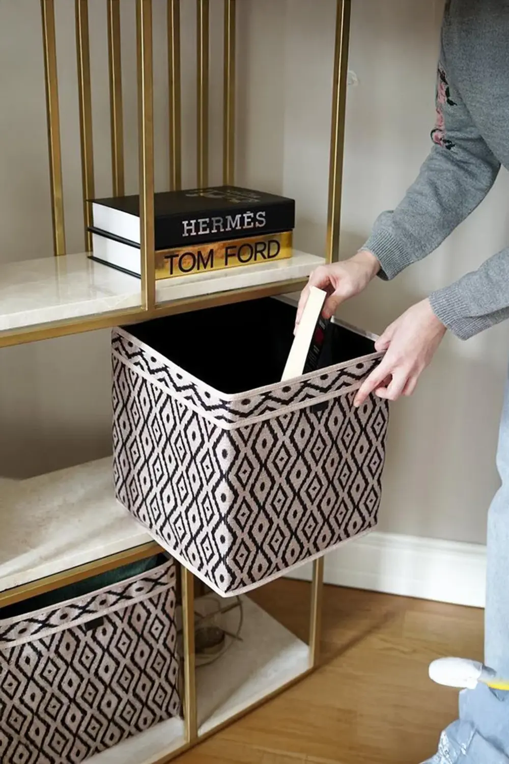 Ethnica Raf Organizer, Düzenleyici, 30x30x30cm, Evinizde Düzeni v