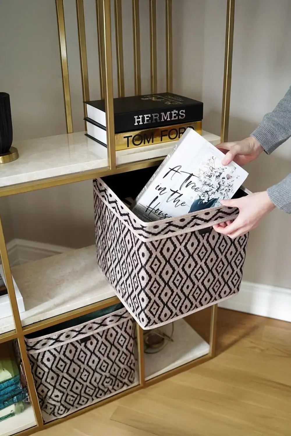 Ethnica Raf Organizer, Düzenleyici, 30x30x30cm, Evinizde Düzeni v