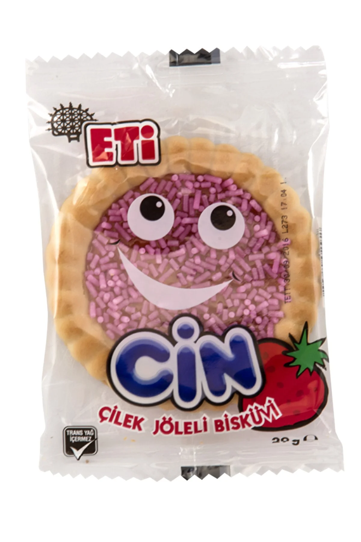 Eti Cin Tekli Çilekli 25 G 36'lı
