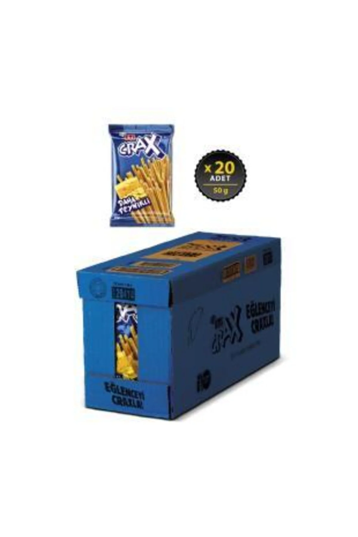 ETİCrax Peynirli Çubuk Kraker 50 g x 20 Adet