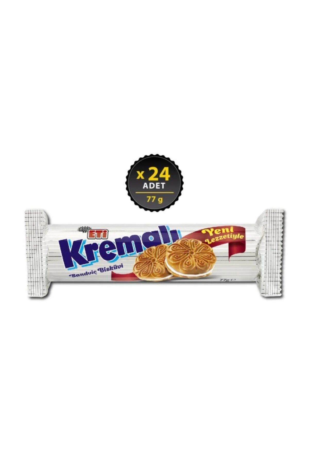 ETİKremalı Bisküvi 77 g x 24 Adet