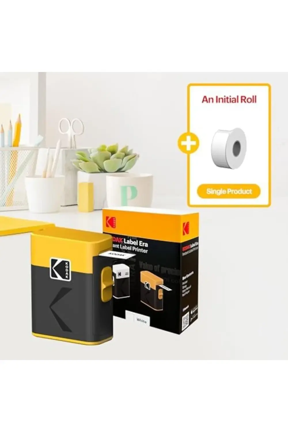 Etkiketleme Makinesi ERA Beyaz + 12 rulo 1178367