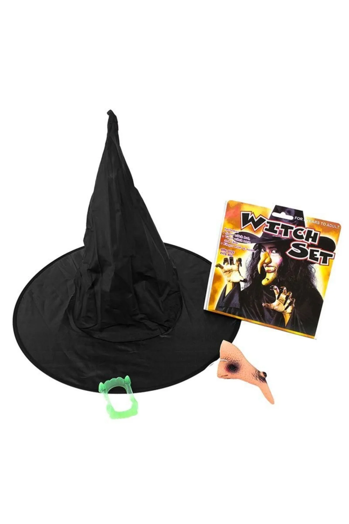 Etkileyici Cadı Seti Halloween Eğlencesi İçin - Görsel 2