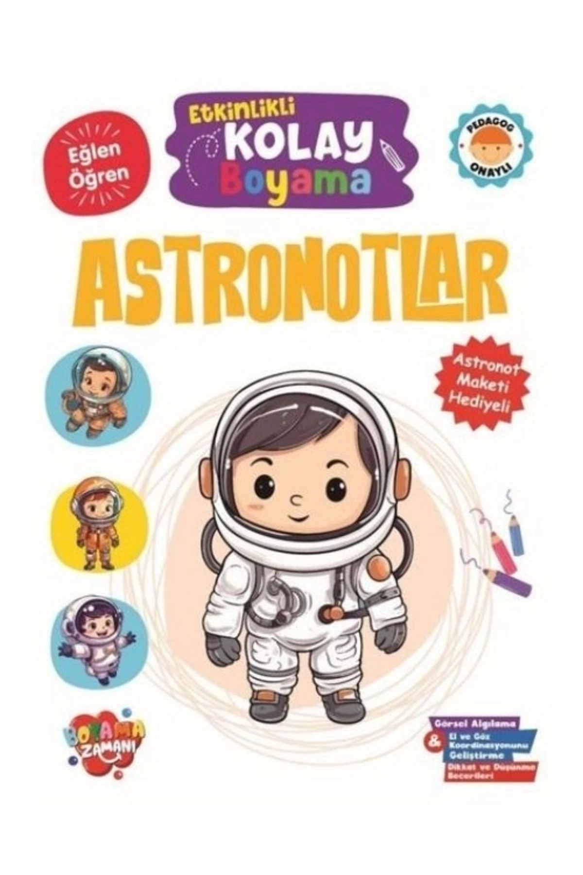 Boyama Zamani Etkinlikli Kolay Boyama Astronotlar