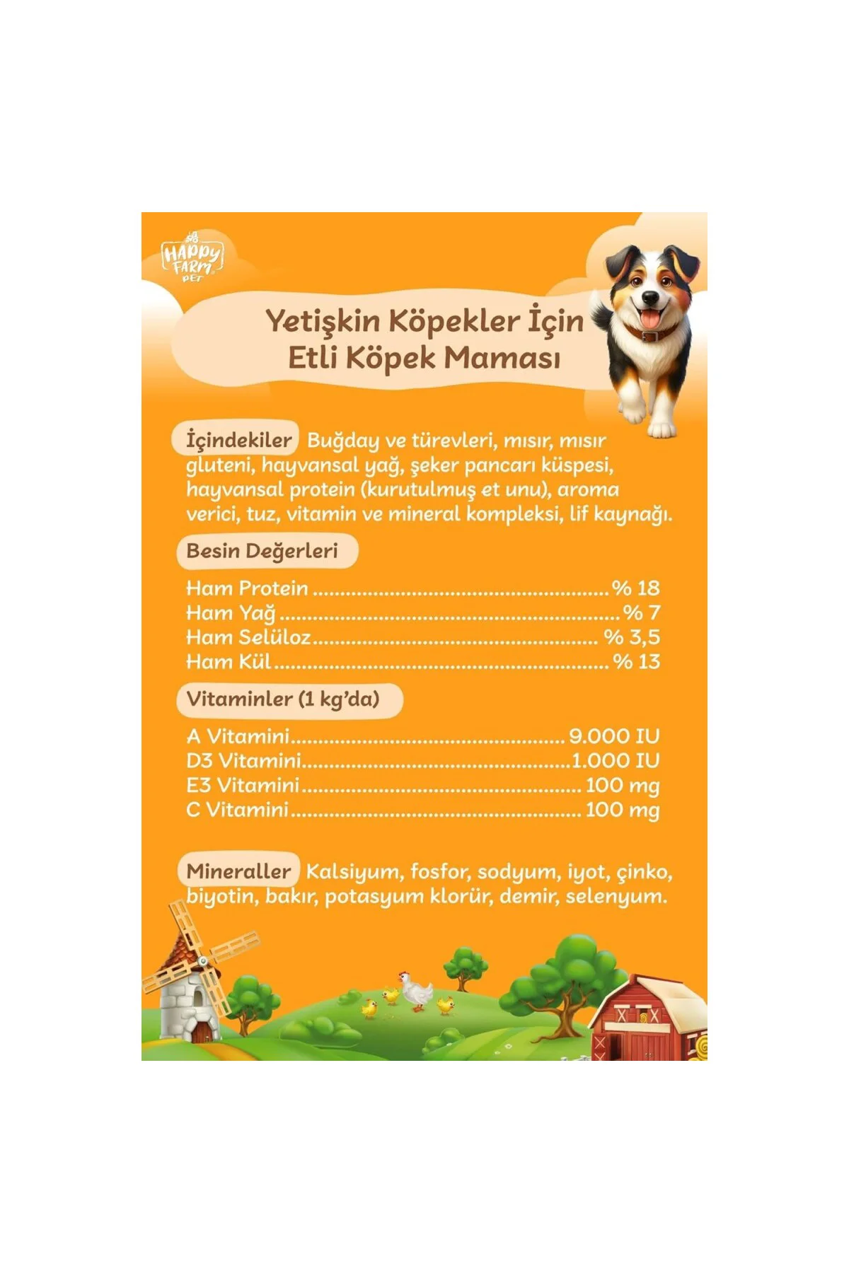 Etli Köpek Maması 15Kg