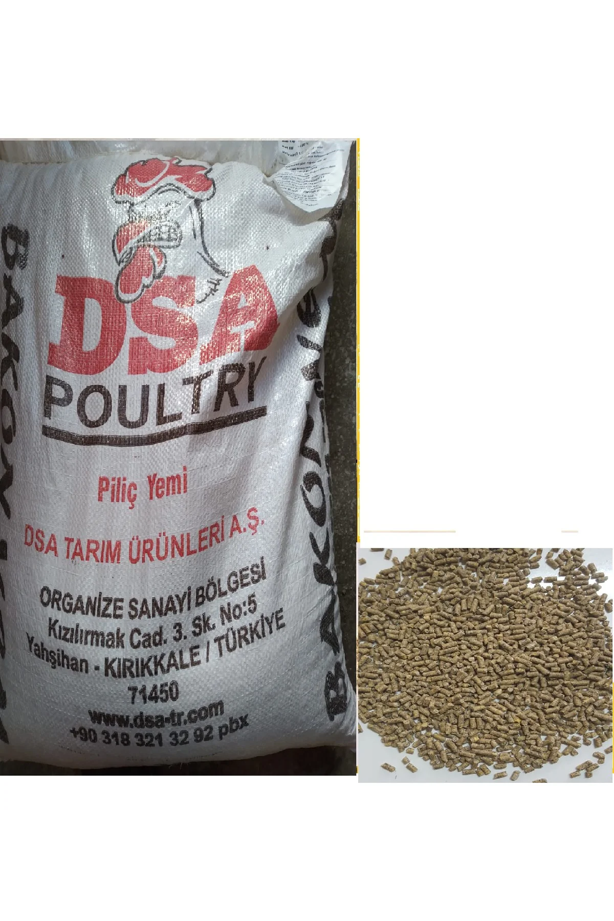 Etlik Piliç Yemi 5 Kg Pelet