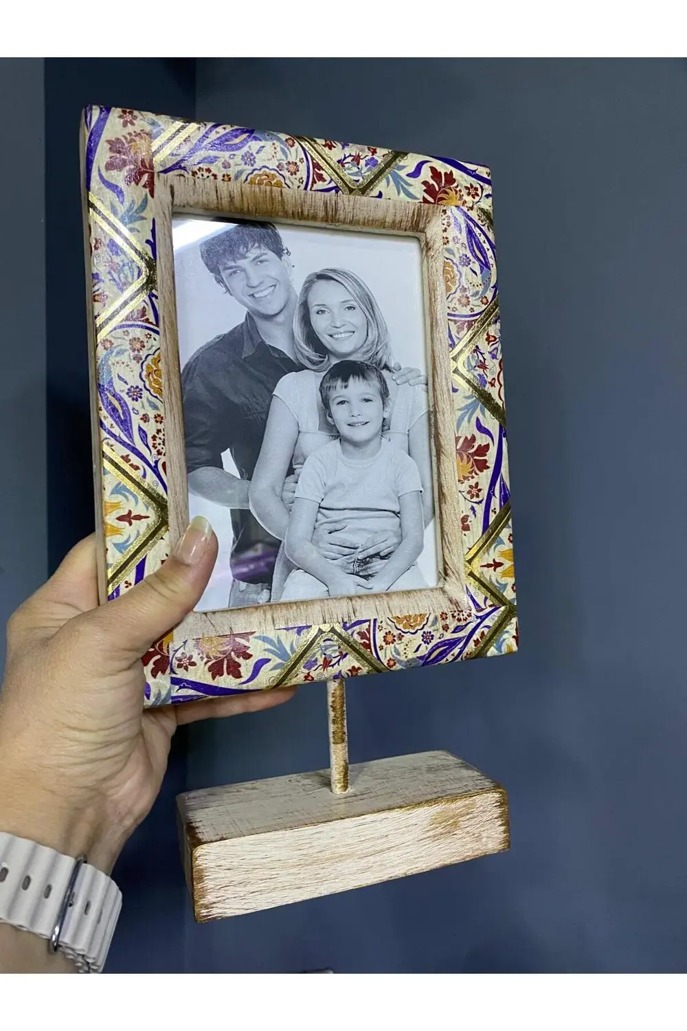 Etnik Desen Kaideli Resim Çerçevesi