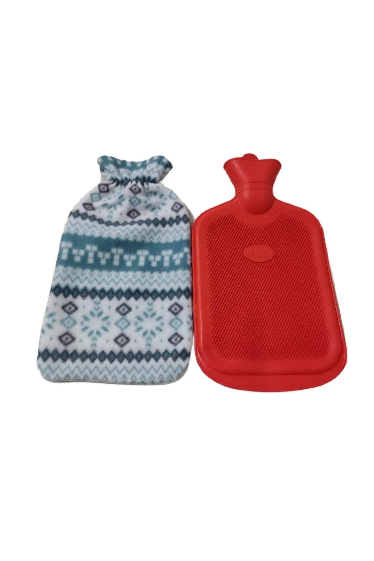 Etnik Desenli Termofor Kılıflı Sıcak Su Torbası Desenli Termofor 