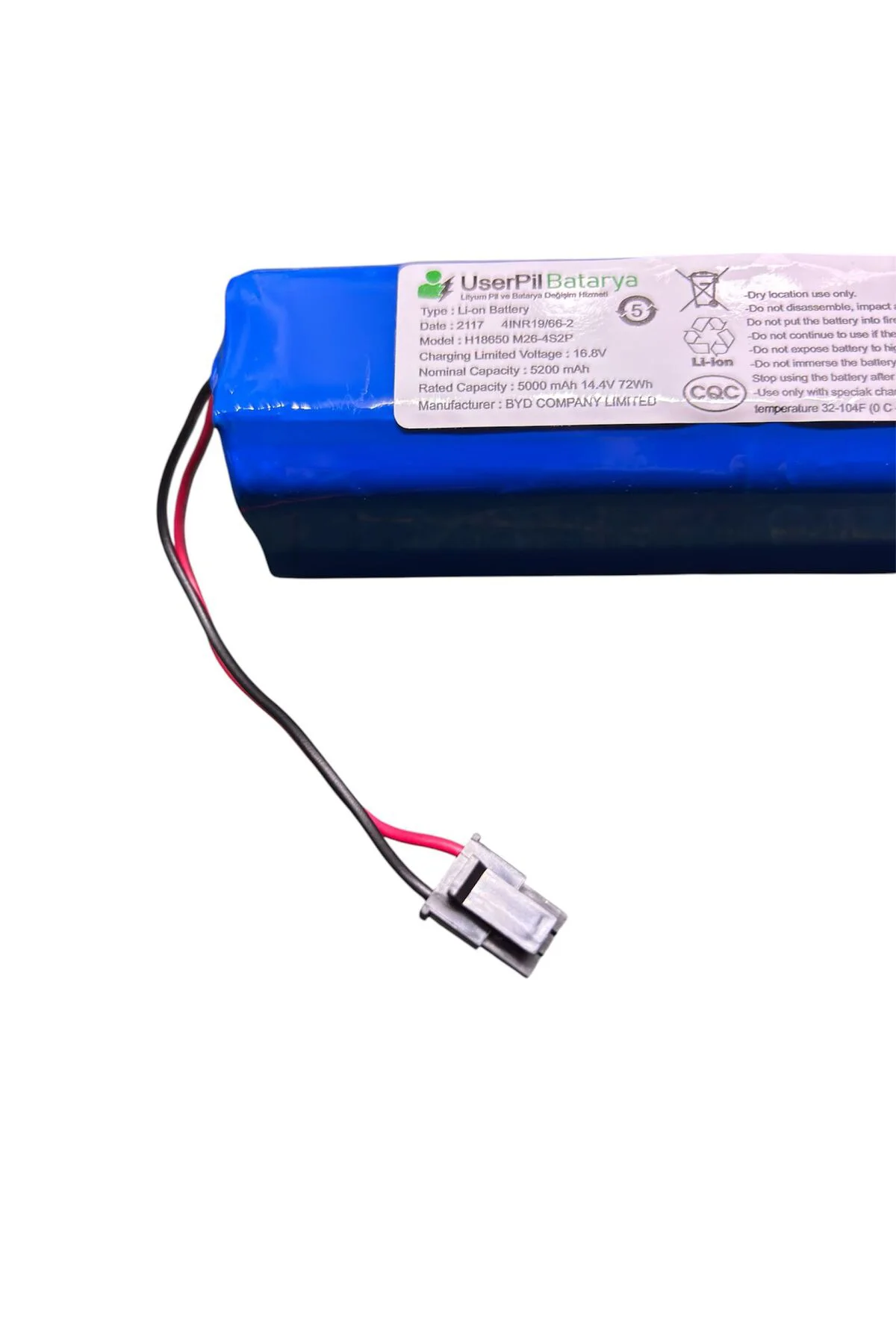 eufy robovac x8 batarya 5200 mah robot süpürge pili
