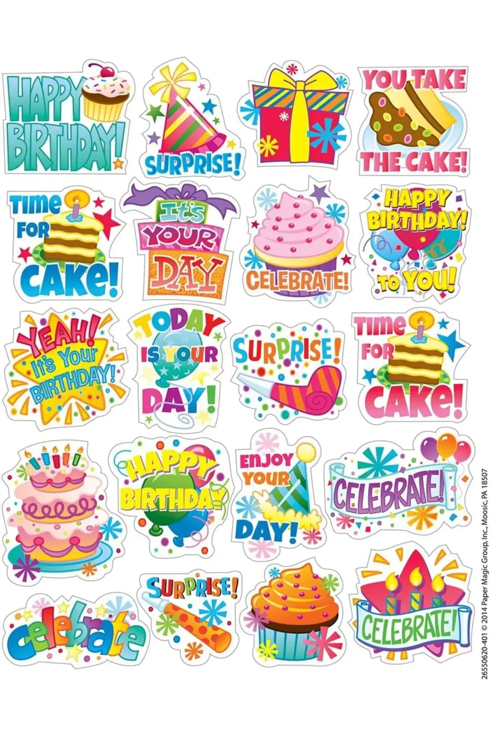 Eureka Doğum Günü Çıkartmaları, Tema (655062) 1178227