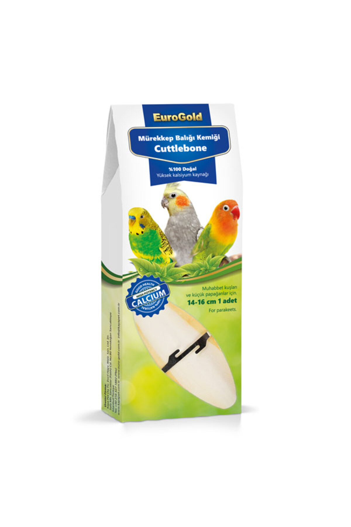 Euro Gold Mürekkep Balığı Kemiği Tekli 14-16cm