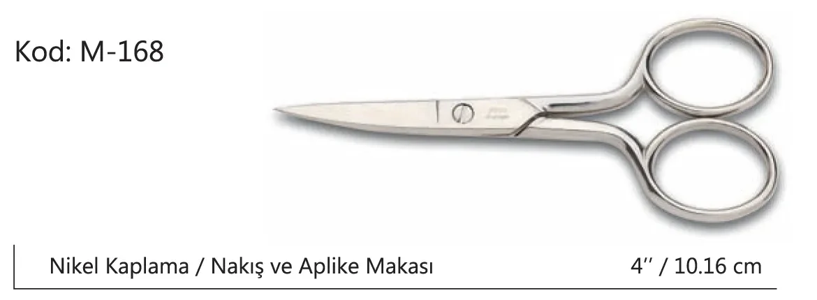 Europe Kalın Nakış Makası Süper Kalite No:4 10,16 Cm Fiyatı, Yorumları ve Özellikleri