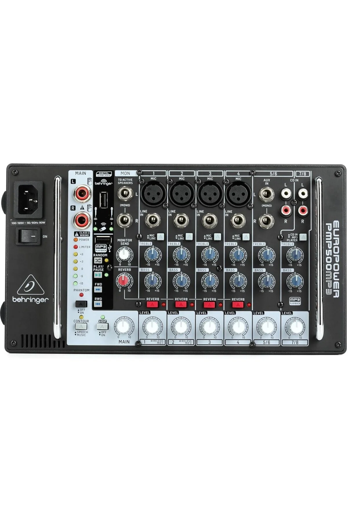 EUROPOWER PMP500MP3, Gri Siyah (