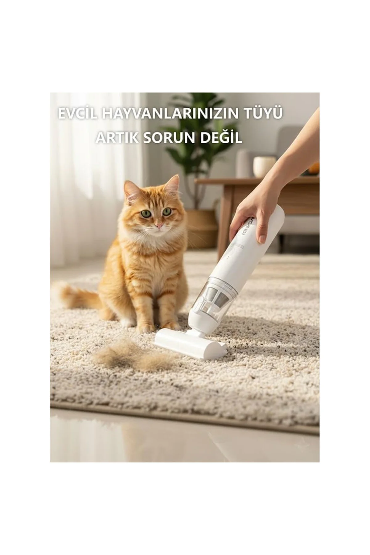 Ev Araç İçi Süpürge 18.000Pa Güçlü Emiş,9 Adet Aksesuar Üfleme Fo