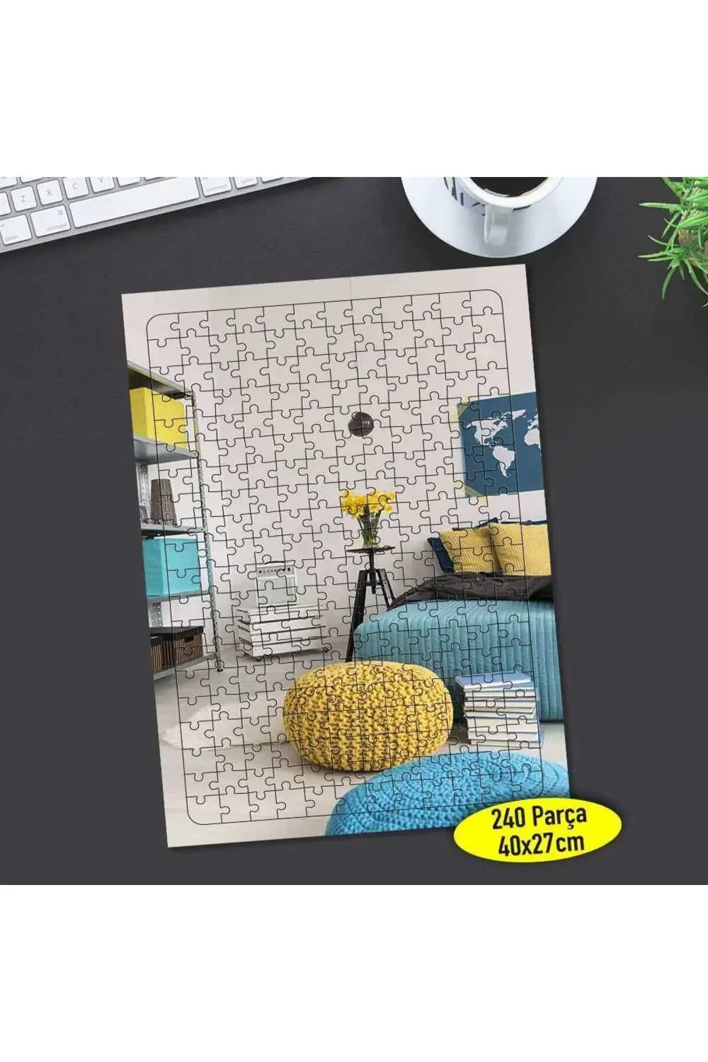 Ev Dekorasyon Tasarım 240 Parça Puzzle Yapboz Tablo-108971530