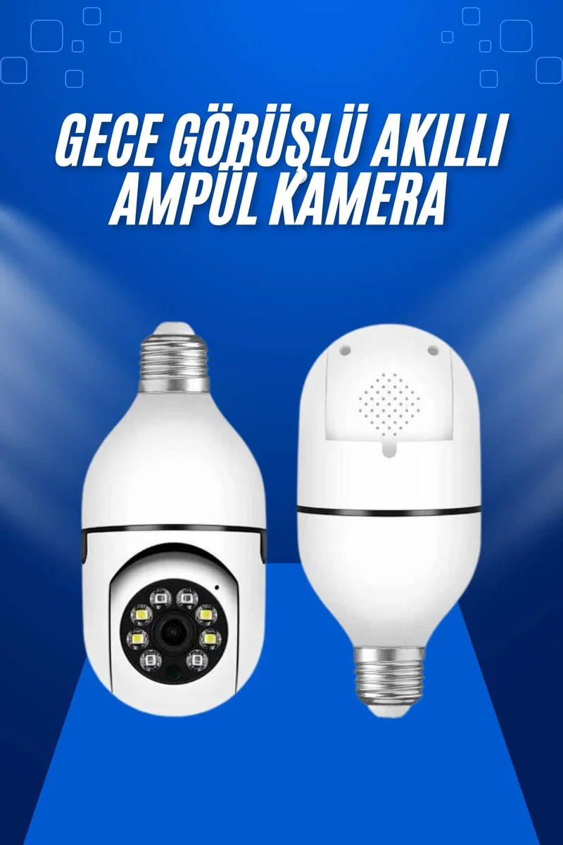 Ev Kamerası Wifi Gece Görüşlü Pan Tilt - Akıllı Güvenlik Çözümü