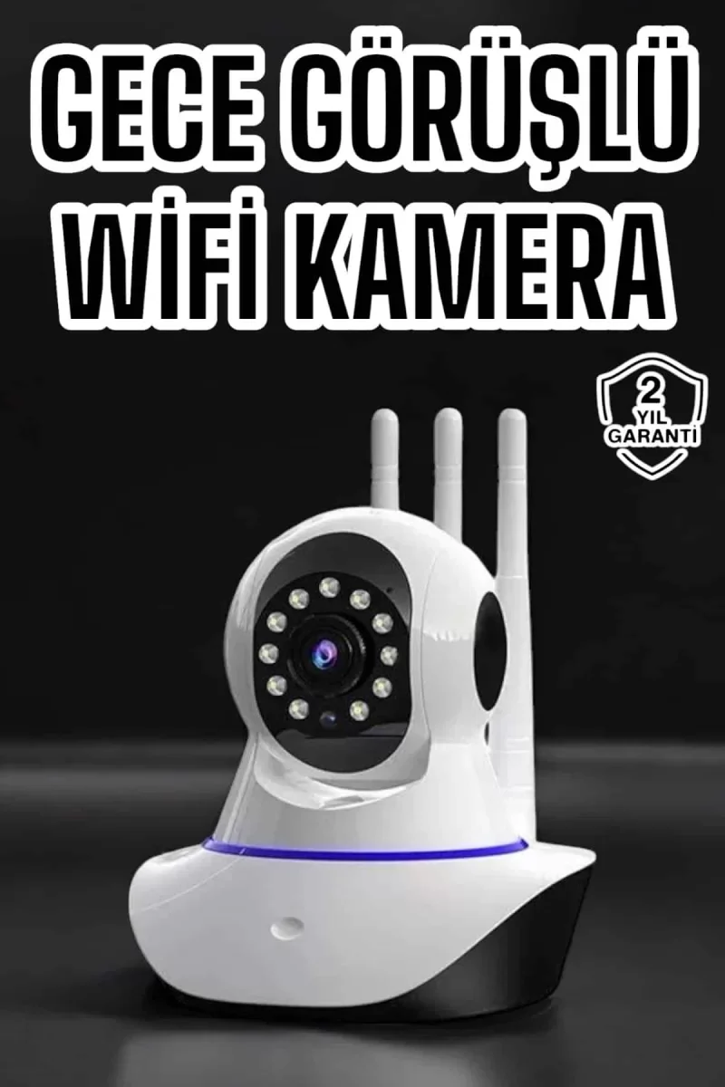 Ev Kamerası Wifi Kamerası Video Kayıt Çift Yönlü Hareket Sensörü Bebek - Lisinya