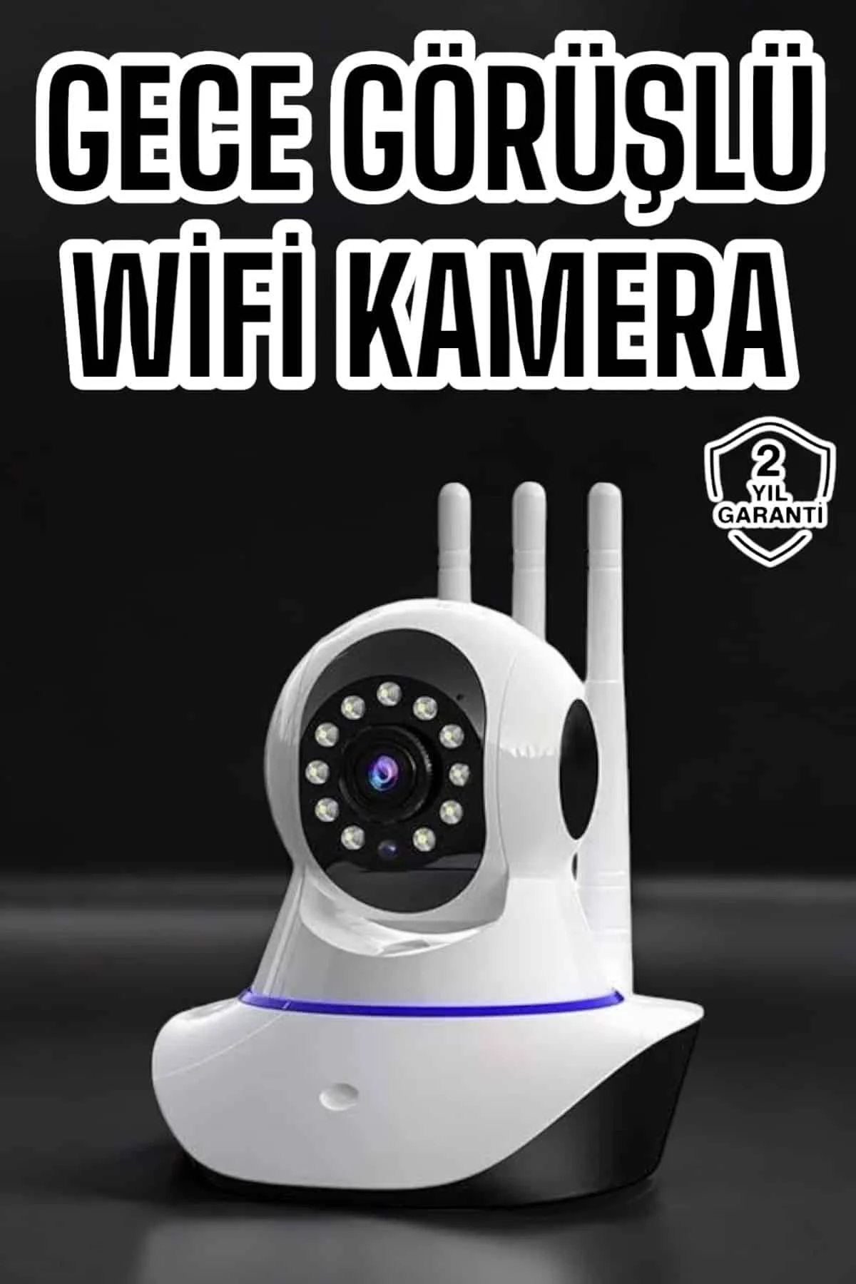 Ev Kamerası Wifi Kamerası Video Kayıt Çift Yönlü Hareket Sensörü 