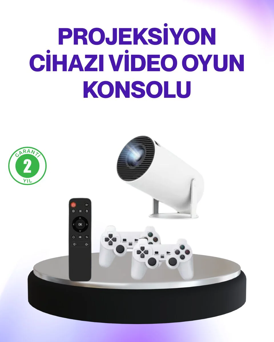 Ev Projeksiyon Cihazı: 2.4G Kablosuz Oyun ve Film Deneyimi